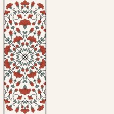 Invitation card with floral ornament N27