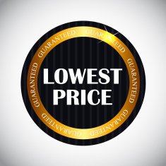 Lowest Price Label Vector Illustration N7