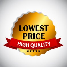 Lowest Price Label Vector Illustration N10