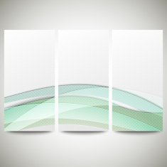 Abstract flyers set wave vector design N5
