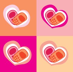 phone heart