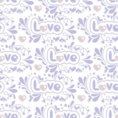 seamless pattern with lovely motives