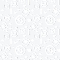 decorative seamless pattern with love symbols N2