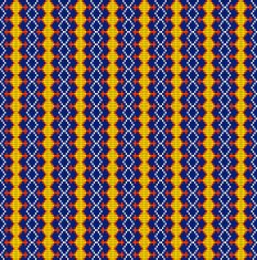 seamless background of geometric ornament with yellow diamonds