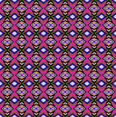 seamless background of geometric ornament with blue diamonds