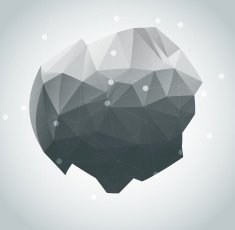 Abstract polygonal background triangles N20