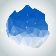Abstract polygonal background triangles N22
