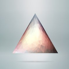 abstract vector polygonal triangle N4