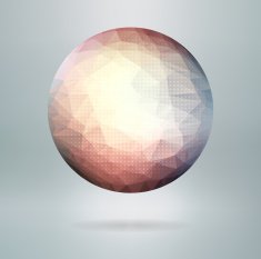 abstract vector polygonal sphere N3