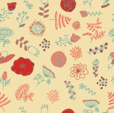 ornament seamless of floral graphic design elements N2
