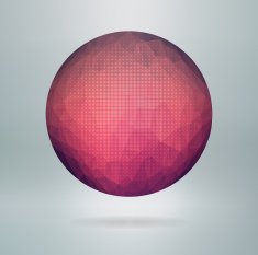 abstract vector polygonal sphere N4