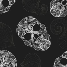 Skulls seamless N2