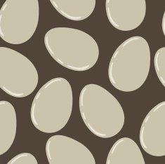 vector pattern with Easter decorations N6