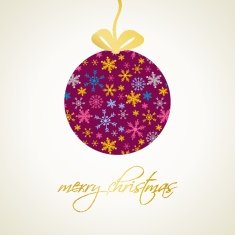 Christmas card with holiday elements N3