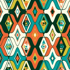 Vector seamless ethnic pattern N43