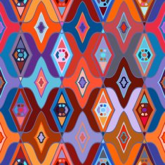 Vector seamless ethnic pattern N46