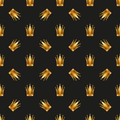 Universal vector seamless patterns tiling Royal queen princess