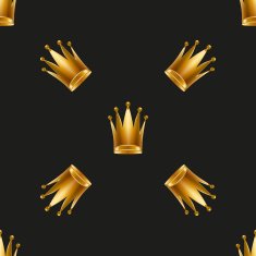 Universal vector seamless patterns tiling Royal queen princess N3
