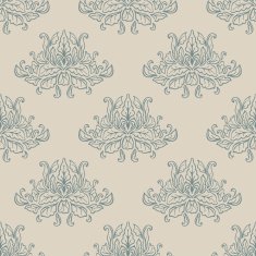 Seamless with vintage floral pattern N121
