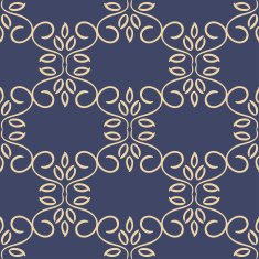 Seamless with vintage floral pattern N142