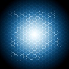 Abstract blue geometry background