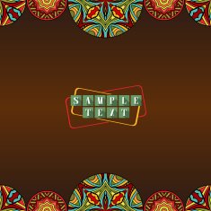 Oriental Style Colorful Background