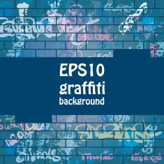 Graffiti background Calligraphic elements and ink splash N3