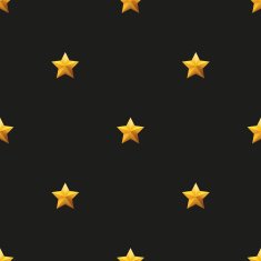 Gold Star Universal vector seamless patterns tiling N5
