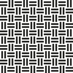Abstract wicker seamless pattern Vector illustration for retro