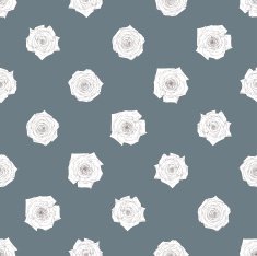 Seamless vector pattern with beautiful roses N4