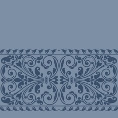 Floral pattern for invitation or greeting card N3
