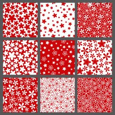 Set of floral seamless patterns for Your design