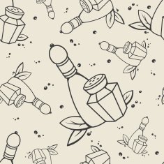 Salt and pepper seamless pattern N3