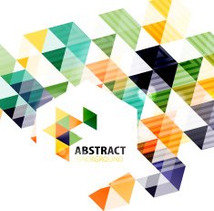 Geometric abstract polygonal background N59