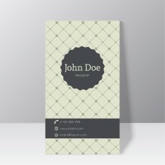Trendy business card template N9