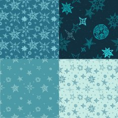 hand drawn stars set