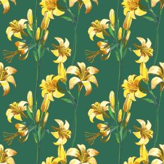 Seamless floral pattern with flowers N4