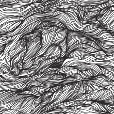 Seamless pattern wavy thin lines