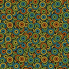 Seamless pattern made of colorful circles
