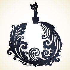 Ornamental decorative cat