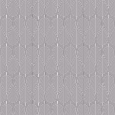 Seamless simple leaf pattern vector
