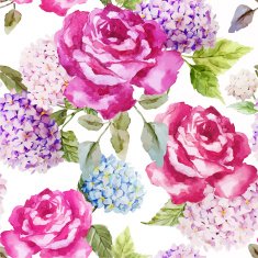 Hydrangea and roses N2
