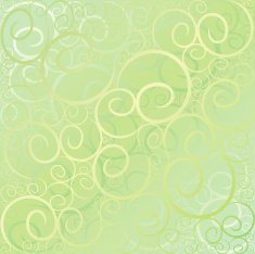 Swirl pattern green gold