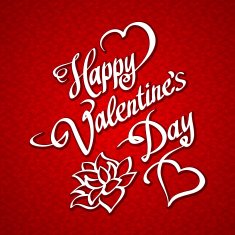 valentines day vintage lettering background N4