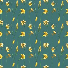 Seamless floral pattern with flowers N7
