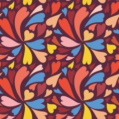 Colorful heart pattern N2