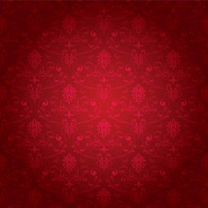 Red seamless ornate pattern