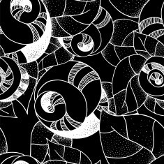 Graphic roses N4