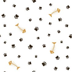 Cat theme seamless background N2