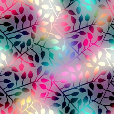 Leaves geometric pattern